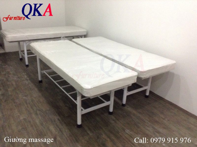 giường mát xa giá rẻ, giường spa, giường massage chân sắt