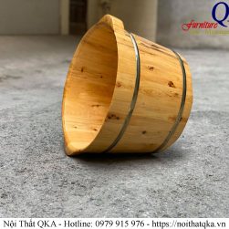 Chậu ngâm chân gỗ Bách Hương