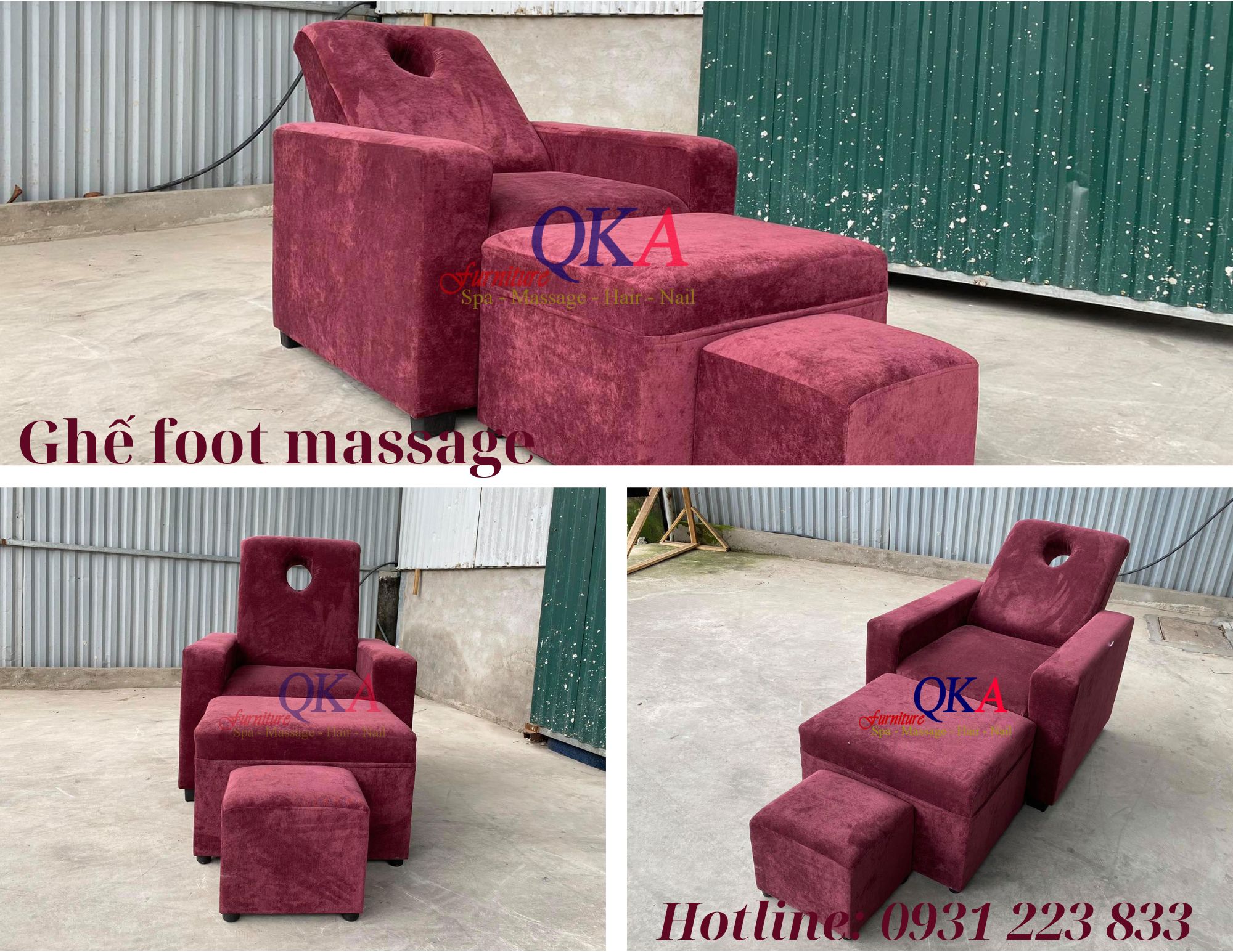 ghế massage chân
